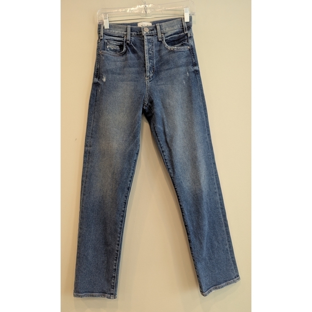 McGuire Damn Fine Distressed Button Fly Skinny Jeans Size 24